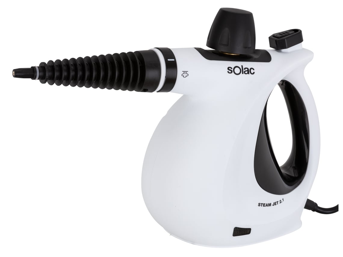 Solac Lv1301 Blanconegro depiladora limpiador vapor vaporeta steam jet 2.0 350ml 1050w 2.1 1050 350 3 30gmin s94902200