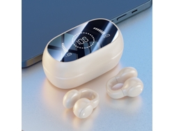 Auriculares inalámbricos abiertos con clip, auriculares de conducción ósea, auriculares estéreo Bluetooth HiFi V5.3