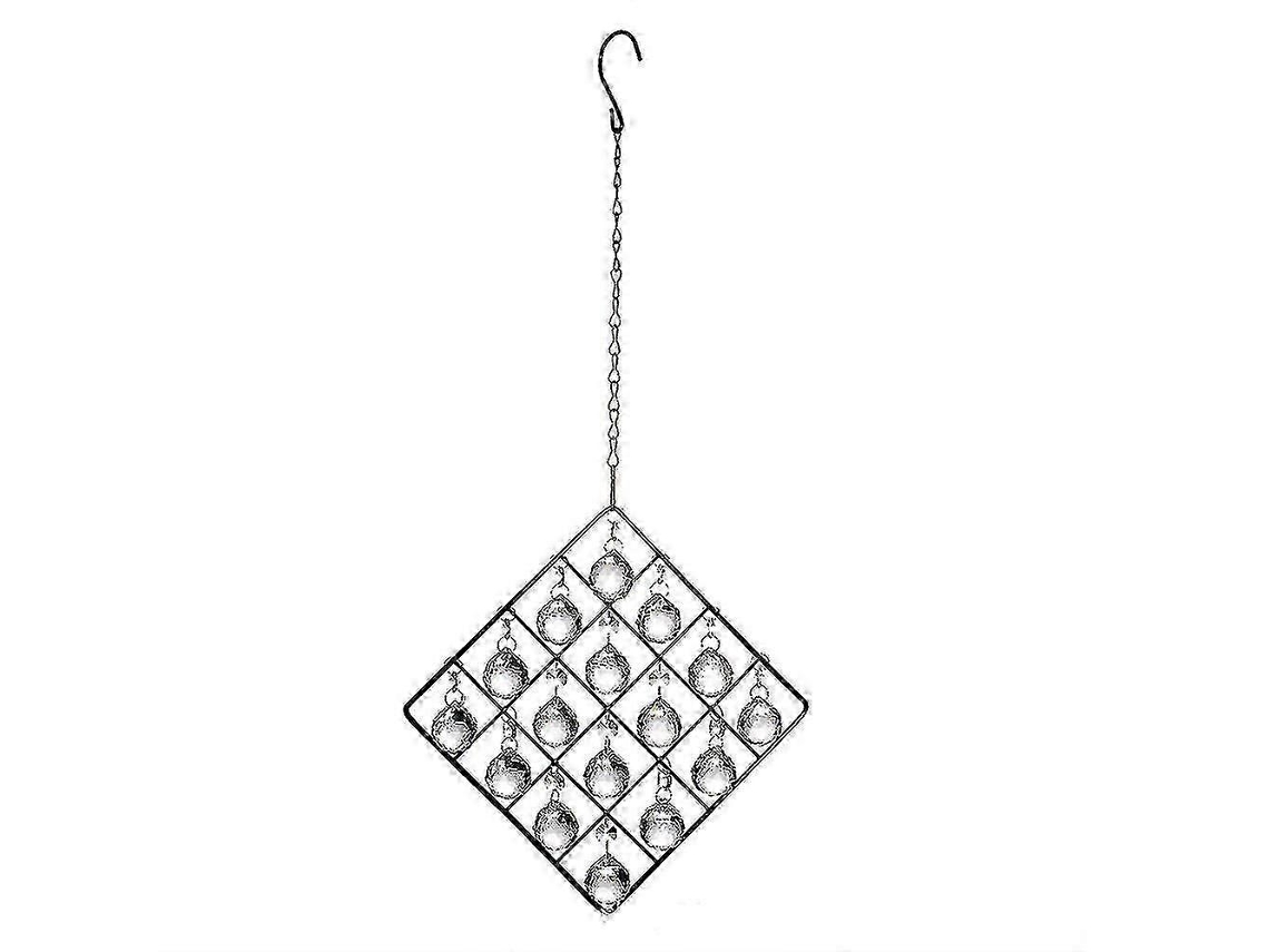 Joyería de cristal: colgante de cristal para jardín, prisma de cristal para ventana, decoración para jardín y hogar.