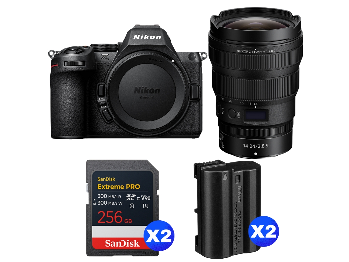 Nikon Z5 Ii + 14-24mm F/2.8 S + 2 Sandisk 256gb Extreme Pro Uhs-ii Sdxc + 2 Nikon En-el15c + Ebook “20 Consejos Para Fotos Que Impactan”