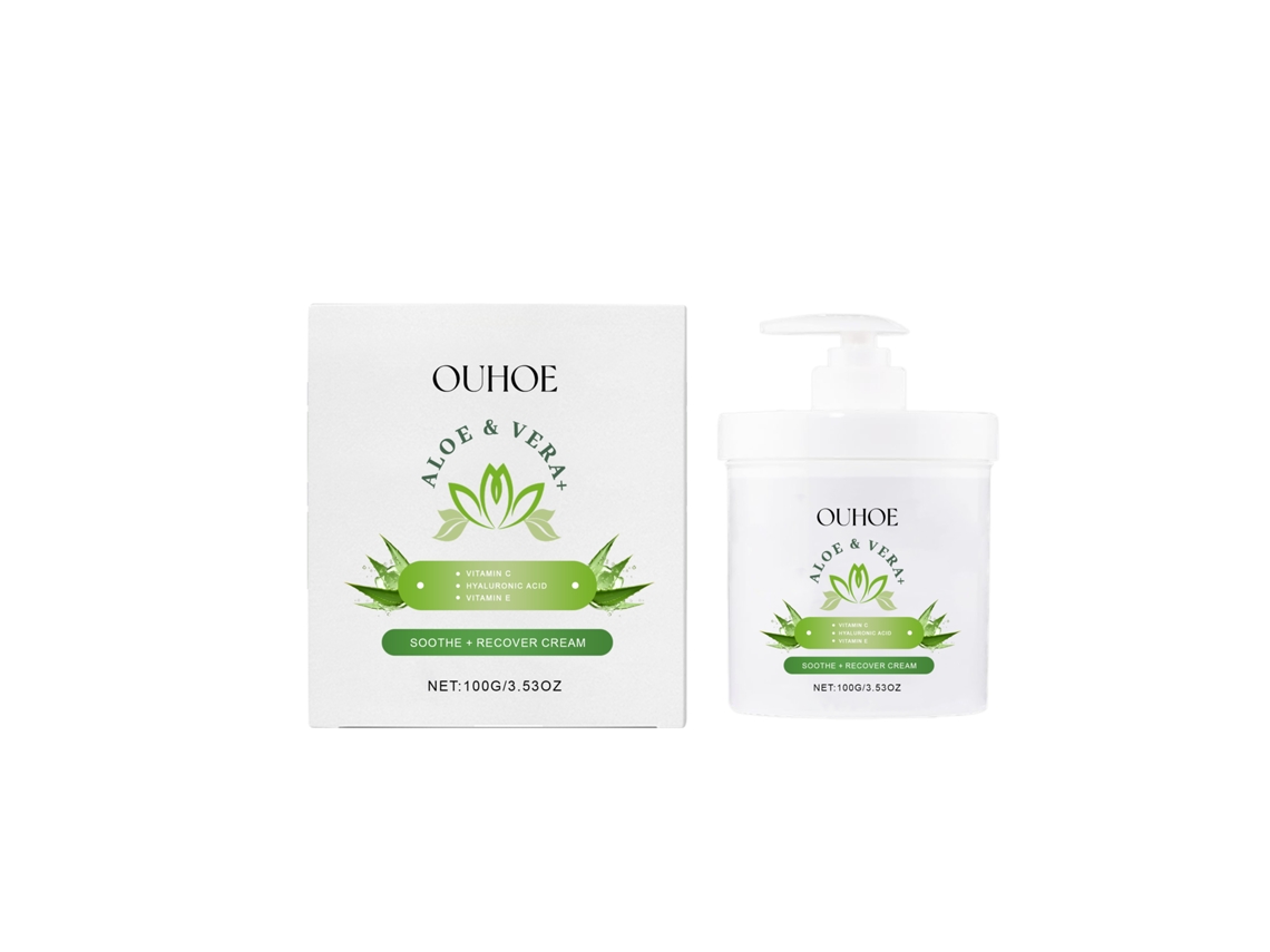 Crema reafirmante y fortalecedora de la piel con aloe vera