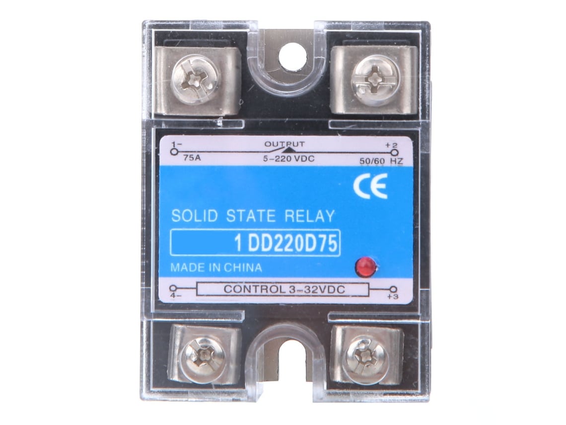 Relé de estado sólido DC/DC SSR, entrada de 3-32 V CC, salida de 5-220 V CC | Sin marca