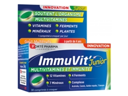 Immuvit' Junior 30 Comprimidos Masticables FORTÉ PHARMA