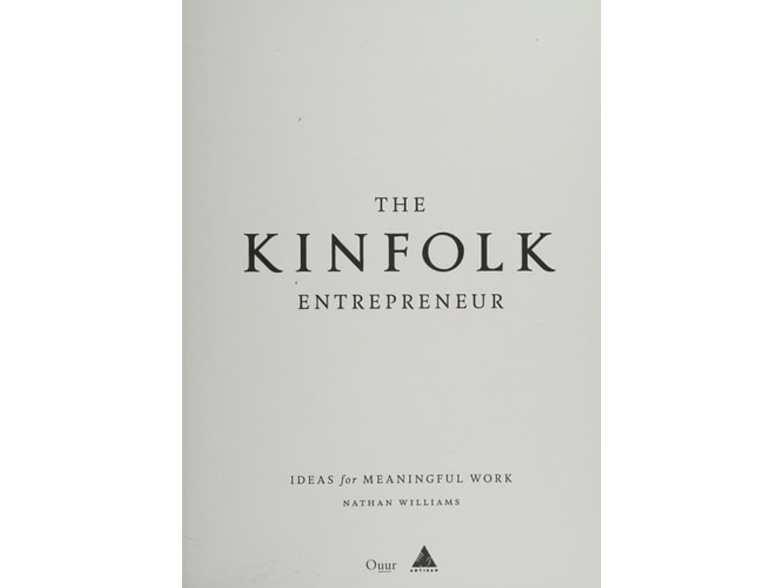 Libro The Kinfolk Entrepreneur de Nathan Williams  (Inglés)