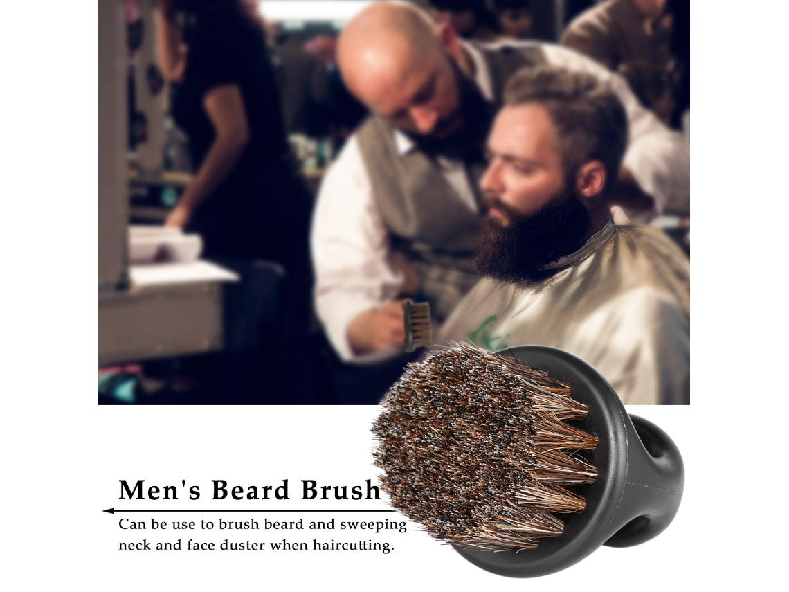 Pincel De Barbero Para Barba Bigote Recogepelo Duster Para Peluquería Hogar Cortar Pelo