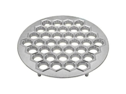 2026da-molde Para Pelmeni Con 37 Huecos, Forma Redonda De Aluminio Fundido, Herramienta De Cocina Para Dumplings