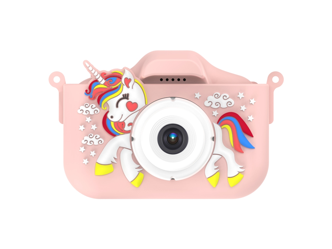 Siurn Camara Infantil Doble Camara Unicornio Rosa-hd