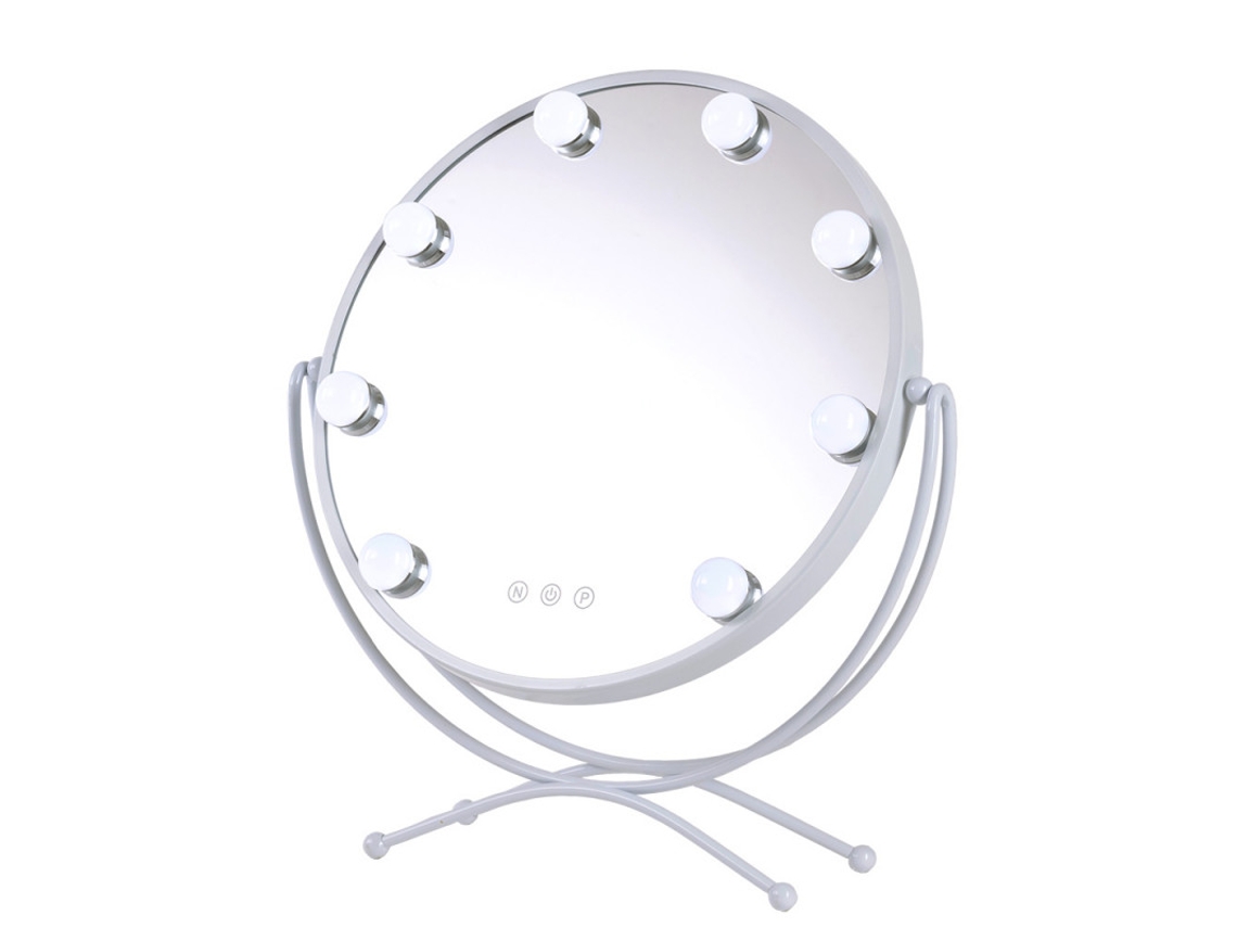 Espejo Iluminado Maquillaje LED 4200ºK 48x43Cm Blanco 40.000H [SUN-KRS-430-W] GREENICE