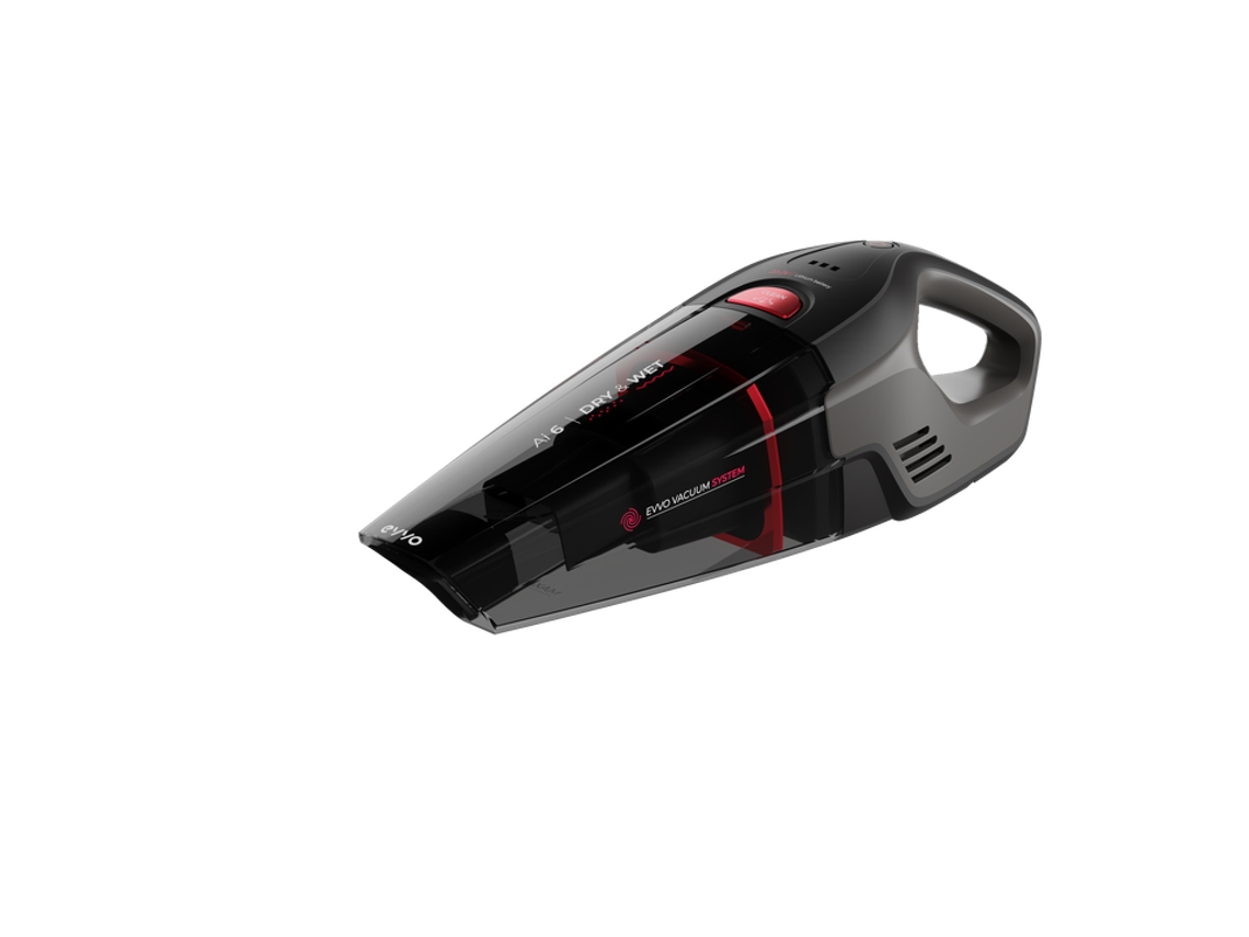 Evvo Aspirador De Mano Ai6, Sin Cables, Potente 22v, 25 Minutos De Autonomía, Batería 2200 Mah, Accesorios Mascotas, Esquinas Y Líquidos