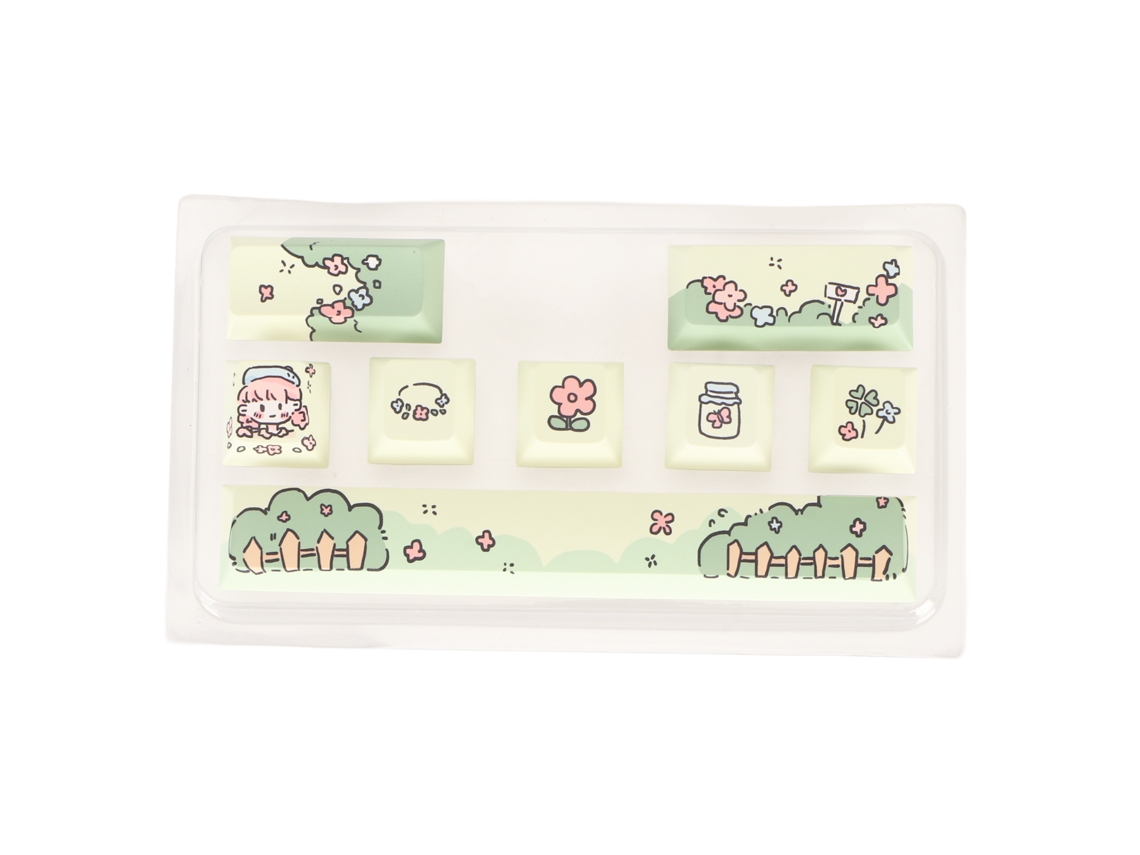 Juego De 8 Teclas Pbt Para Teclados Mecánicos De 61/87/104/108 Teclas. Diseño Decorativo Y Atractivo.
