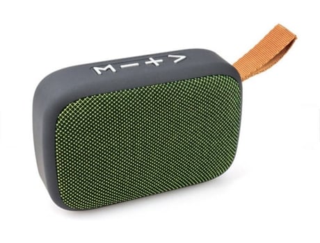 Altavoz Bluetooth GETEK G2 (3W - Autonomía: 1-2h - Verde)