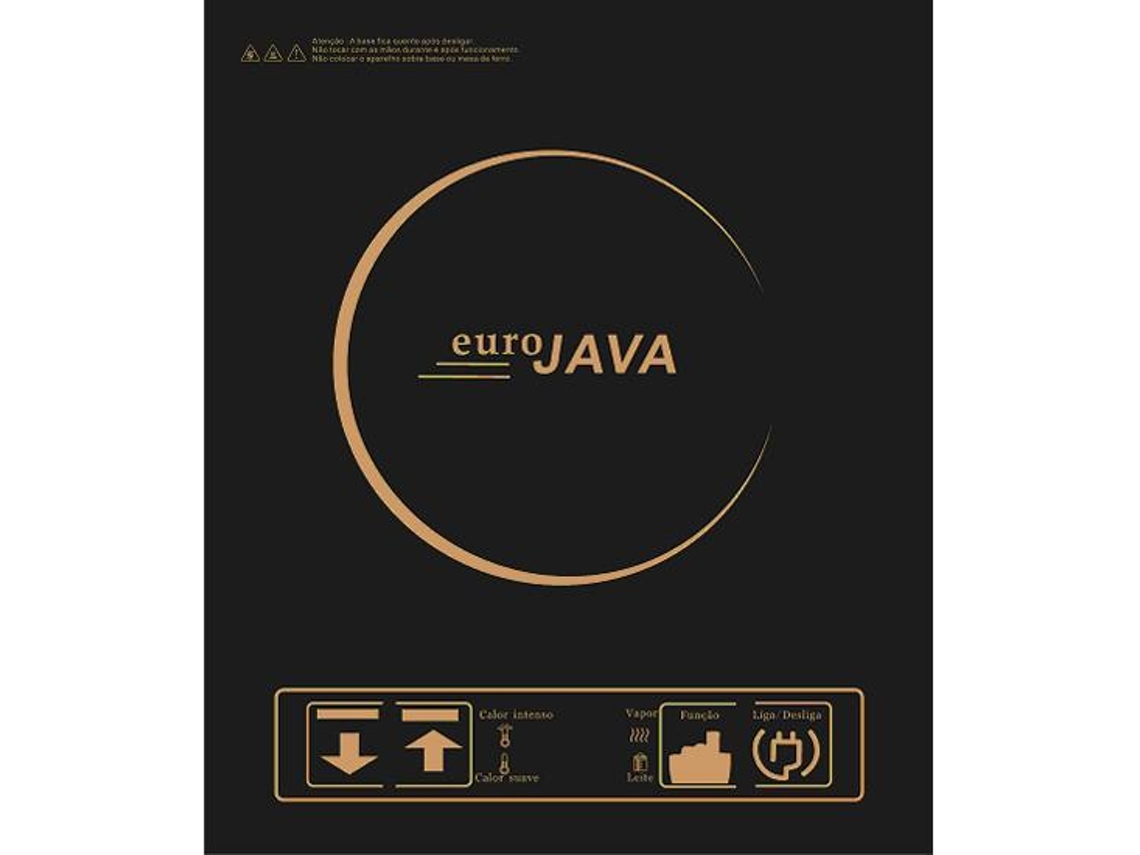 Placa de Inducción EUROJAVA 2000B (Eléctrica - 28 cm - Negro)