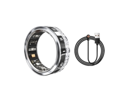 Anillo Inteligente V2 Con Monitor De Pasos, Frecuencia Cardíaca Y Salud, Compatible Con Iphone Y Android (Plateado, 10#) CHRUI