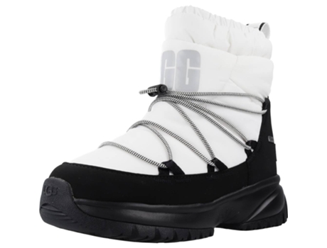 Zapatos de Mujer UGG Yose Puffer Mid Tecido Blanco (37)