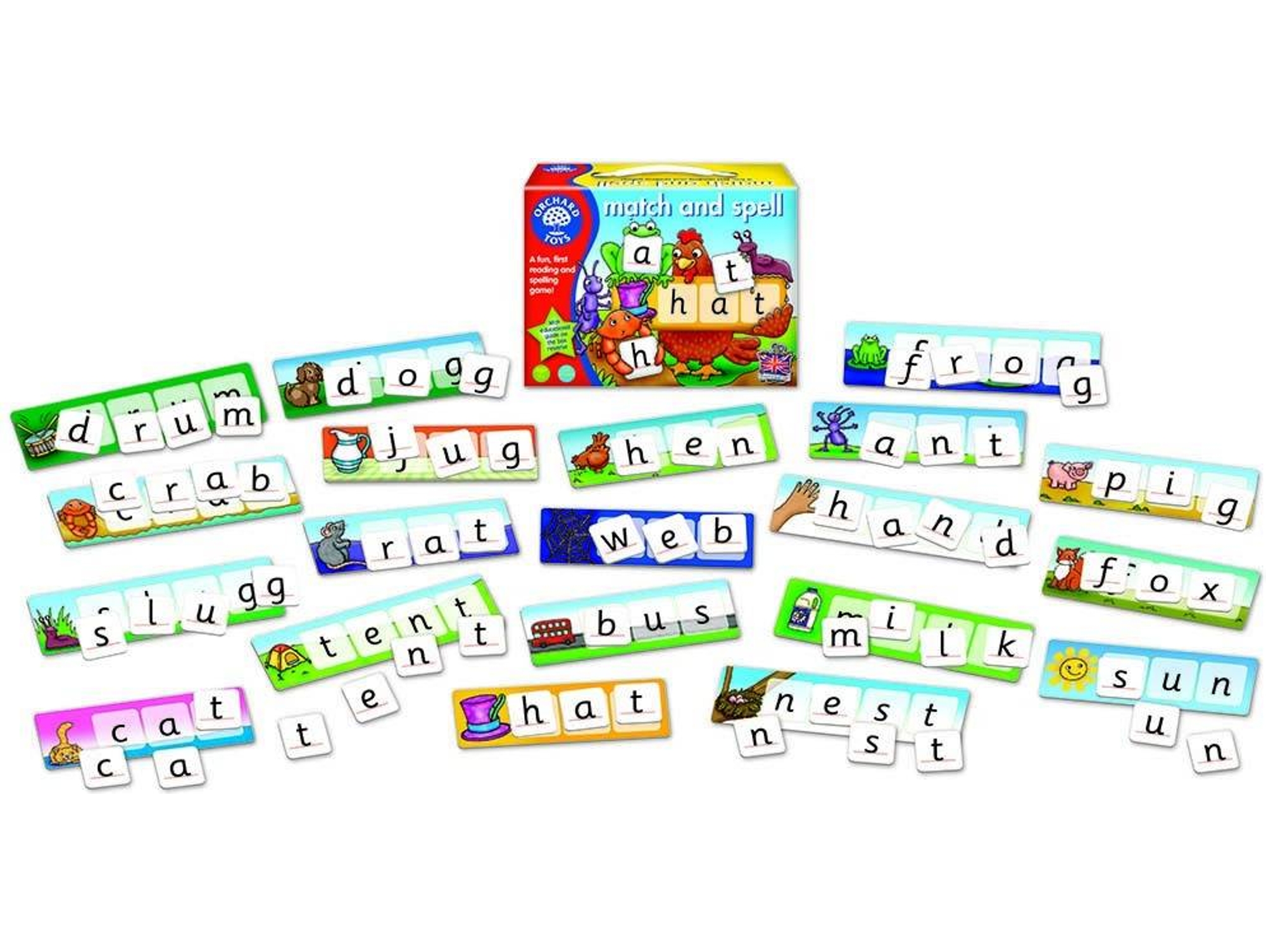 Orchard Toys Mini juego Cocodrilo Snap Juego Educativo Rompecabezas BN 