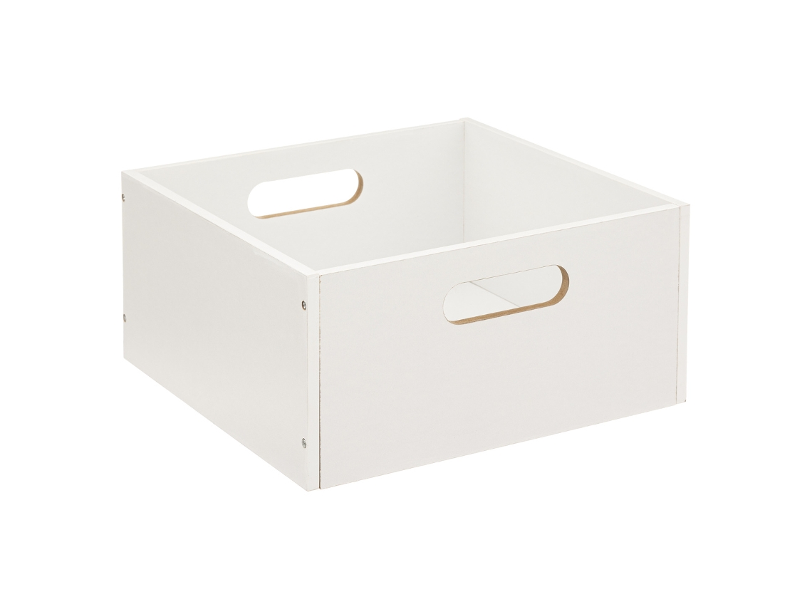 5five - cesta mix n modul 31x15cm madera blanca