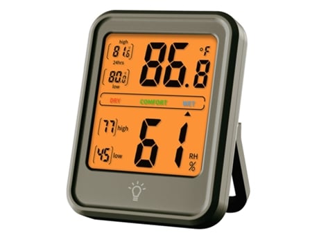 KKmoon Termómetro higrómetro digital Medidor de temperatura y humedad interior Medidor de monitor con pantalla LCD para el hogar Dormitorio Oficina...
