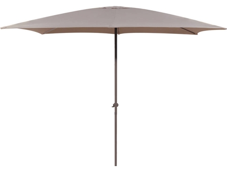 Sombrilla LOLA HOME Tessa Rectangular (300x400 cm - Marrón - Aluminio)