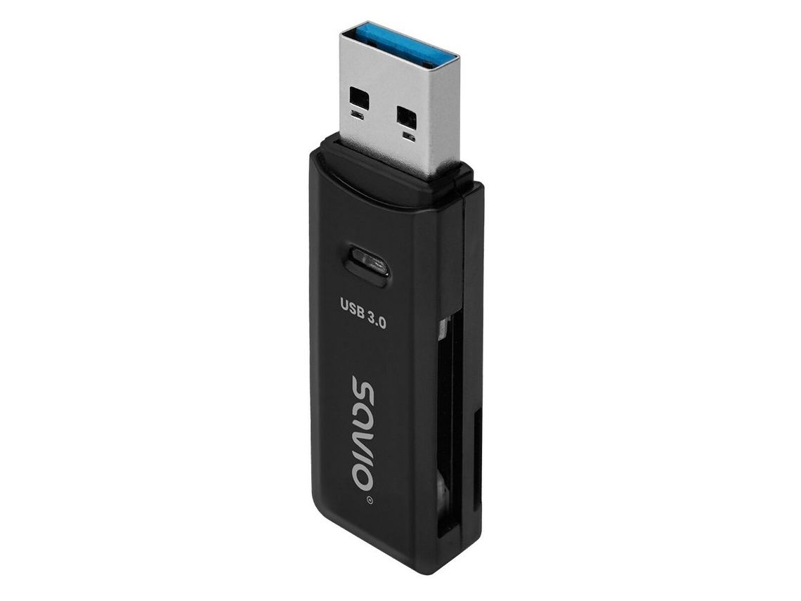 Lector de Tarjetas Externo SAVIO AK-64 Negro