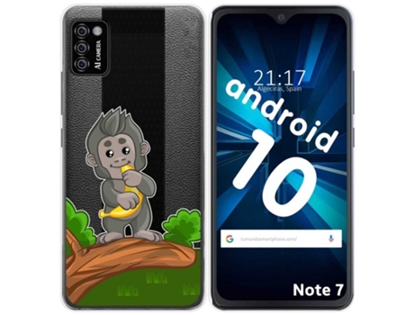 Carcasa Cubot Note 7 TUMUNDOSMARTPHONE Dibujos Transparente Multicolor
