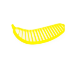 Cortador de plátanos rápido para cortes uniformes, ligero, pelador de frutas para ensaladas, hogar, tienda y viajes.
