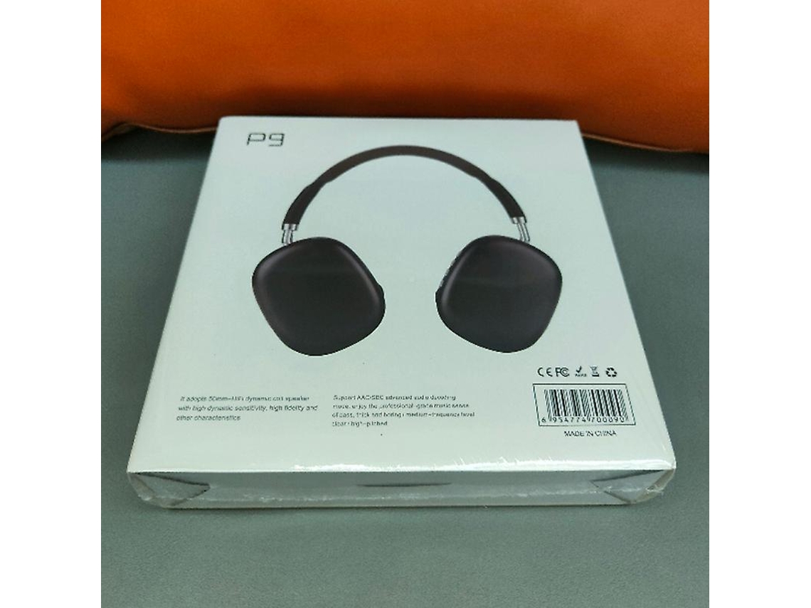 Auriculares Bluetooth True Wireless Nuevo subwoofer inalámbrico P9-Max Tws montado en cabezal verde