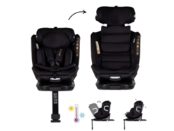 Silla de coche Chipolino Clima Air Blackberry tamaño I con control de temperatura y rotación de 360° (40 x 150 cm)