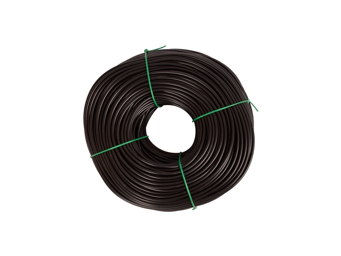 Microtubo Pvc 4/6mm Para Goteo - Riego Por Goteo Pvc Flexible Negro 15 Metros