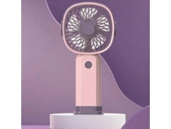 Ventilador portátil pequeño para exteriores, recargable, con 3 velocidades.