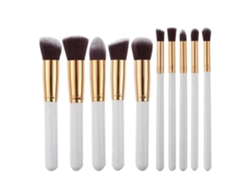 Juego de 10 brochas de maquillaje Rosewell para sombras de ojos y herramientas de maquillaje