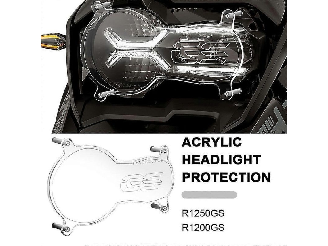 Protector De Faro Acrílico Para Motocicleta Bmw R1200gs R1250gs R 1250 Gs Lc, Modelos 2013-2023.