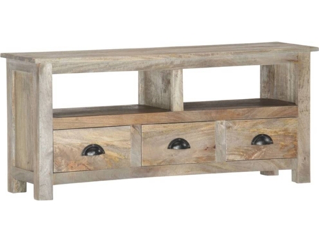 Mueble para la televisión VIDAXL Gris Madera (110x30x50 cm)
