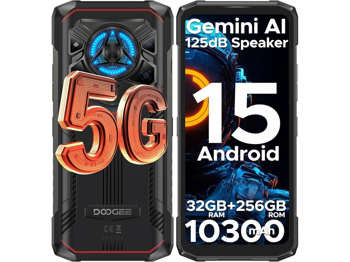 Smartphone Robusto 5g Doogee Blade 20 Play 32gb256gb Android 15 10300mah 6,6 Rojo