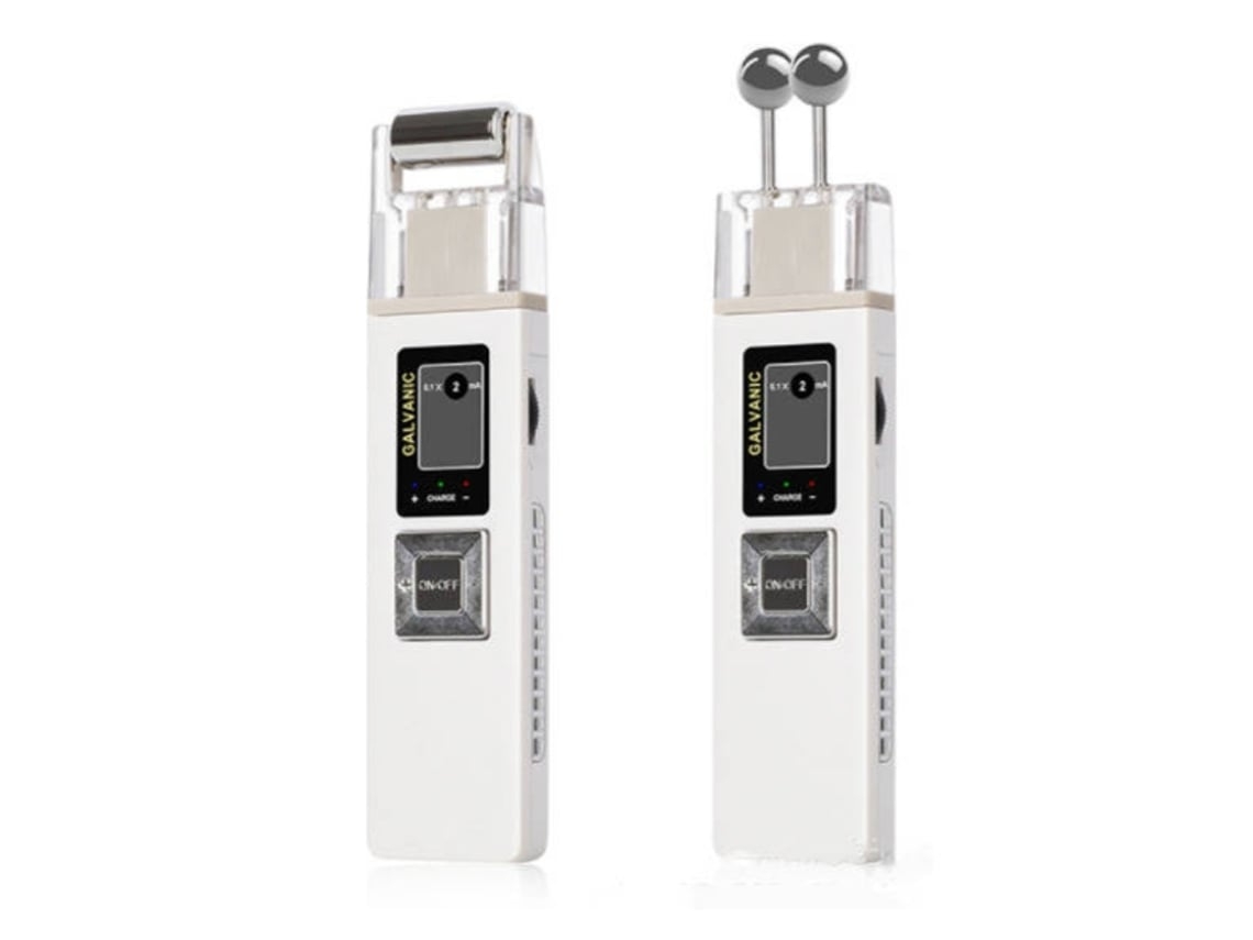 Dispositivo de iontoforesis inalámbrico con rodillo de lifting facial para el cuidado facial y la reducción de arrugas y líneas de expresión de Yunzii.