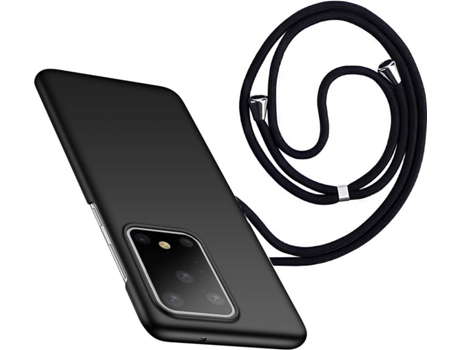 Funda Samsung S20 Ultra Turtleshell Rígida con Collar Negro