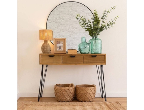 Consola Copenhague Negra 110X80Cm CASIKA