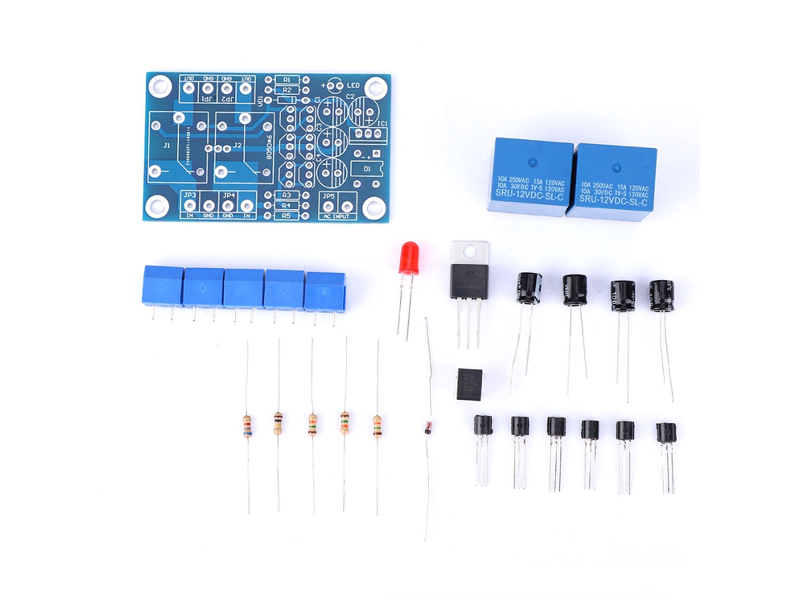 Placa De Protección Para Altavoces Diy Con Relé De Doble Retardo De Arranque Y Detección De Cc