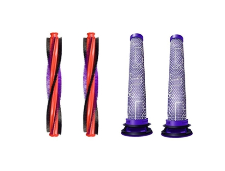 Peças de reposição de filtro de escova de rolo para dyson v6