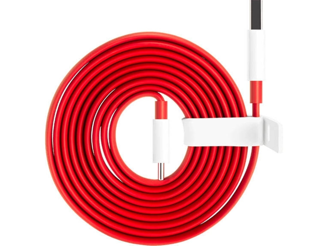 Cable Oneplus 6T Mclaren (Tipo C - 100 Cm - Rojo)
