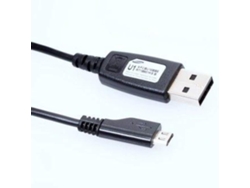 Cable SAMSUNG APCBU10BBECSTD (USB - MicroUSB - 0.8 m - Negro) — USB, microUSB | 0.8 m