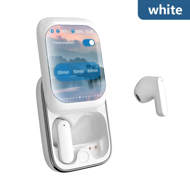 Auriculares Bluetooth (plateados) Con Controles Táctiles Led, Modos Duales Para Música Y Juegos.