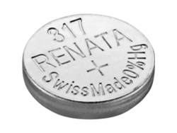 Célula Botón de Óxido de Plata 317 / SR516 SW 0% Mercurio 1.55V RENATA