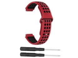 Pulseira Em Silicone Para Garmin Forerunner 235/230/220/630/620735 Vermelho/preto Hexinyigjly