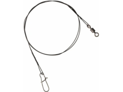 Línea de Pesca Baixos de linhaLínea de Pesca SERT 7 Strand Trace+Swivel+Snap Link Negro (0,51 - 0,60 mm)
