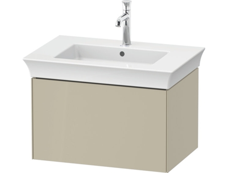 DURAVIT Tulip blanco, mueble de baño montado en la pared, ancho 684 x profundidad 458mm, con 1 extractor, con tecnología de punta, WT42410