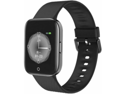 Reloj inteligente Yizhood X2 con monitor de actividad física, frecuencia cardíaca, presión arterial, oxígeno en sangre y sueño (negro)