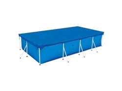 RNEMITERY Cubierta de piscina rectangular para piscinas al aire libre rectangulares, materiales de alta calidad Polietileno tejido resistente y duradero, 221X15