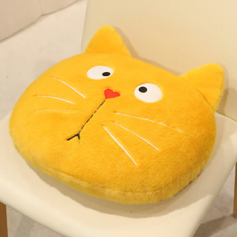 (amarillo, 40 Cm) Cojín De Almohada Para Adultos, Cojín De Asiento, Cojín De Respaldo, Para Gatos
