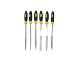 Juego de 6 mini cuchillas metálicas para trabajar la madera, herramienta manual, lima de aguja, 3*150 mm