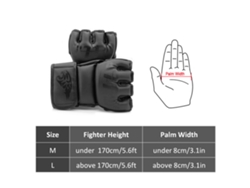 Guantes De Boxeo Y Kickboxing Con Palma Abierta Para Hombres Y Mujeres, Adecuados Para Boxeo, Kickboxing, Sparring Y Muay Thai.